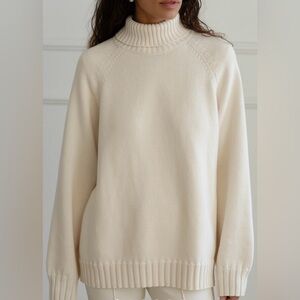 Donni cotton cashmere turtleneck